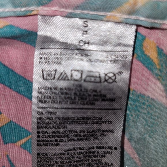 80s Flower Shirt, Unisex, SM - Picture 3 of 9